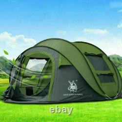 3-4 Man Family Pop Up Tent Automatic Waterproof Outdoor Camping Portable Hiking