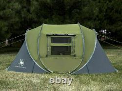 3-4 Man Portable Pop Up Tent Waterproof Family Outdoor Camping Hiking Tent