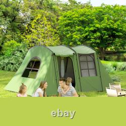 3-4 Man Tunnel Tent with Sewn in Groundsheet, 3000mm Waterproof