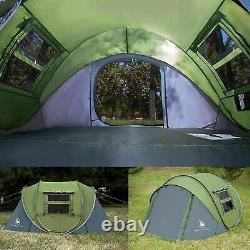 3-4 Person Big Family Breathable Tent Instant Pop Up Tent Outdoor Camping Hiking