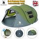 3-4 Person Camping Dome Tent Waterproof Spacious Outdoor Hiking Backpacking Uk