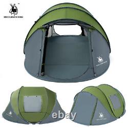 3-4 Person Camping Dome Tent Waterproof Spacious Outdoor Hiking Backpacking UK