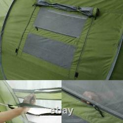 3 4 Person Family Large Tent Camping Instant Pop Up Tent Picnic Hiking 3 Season