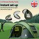 3 -4 Person Outdoor Automatic Throwing Pop Up Camping Hiking Family Tent Large