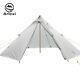 3-4 Person Ultralight Outdoor Camping Teepee 20d Silnylon Pyramid Tent Large