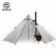 3-4 Person Ultralight Outdoor Camping Teepee 20d Silnylon Pyramid Tent Large Rod