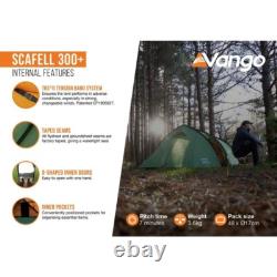 3 Man Trekking Tunnel Tent Vango Scafell 300+ (Plus) Tent (2025)
