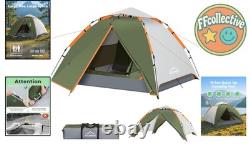 3-Person Instant Pop-Up Camping Tent Waterproof & Windproof Outdoor Shelter