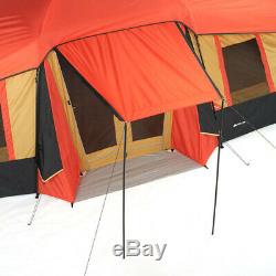 3 Room LARGE Cabin Tent 10 Person 20'x11' Camping Hunting Outdoor Ozark Trail