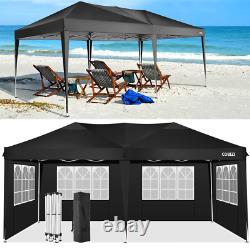 3 x 6m Shelter Gazebo Outdoor Garden Camping Waterproof UV Extra Large Tent UK