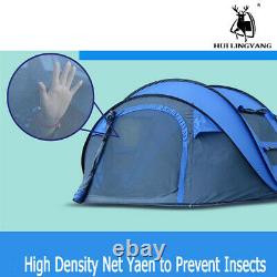 34 Man Family Tent Instant Pop Up Tent Breathable Outdoor Camping Hiking @D