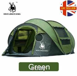 34 Person Waterproof Camping Tent Automatic Pop Up Quick Shelter Outdoor Hiking