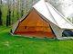 360 Gsm 4m Canvas Bell Tent With Zipped In Groundsheet Large Family Tents