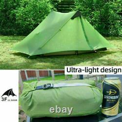 3F LanShan 2 Outdoor 2 Person Professional Ultralight Wild Camping Tent 3 Season