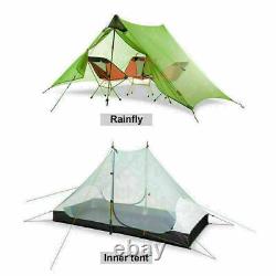 3F LanShan 2 Outdoor 2 Person Professional Ultralight Wild Camping Tent 3 Season