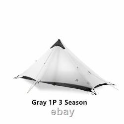 3F Lanshan 1 Ultralight 1Person Wild Camping Tent Lightweight 3/4 Season Tent