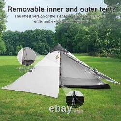 3F Lanshan Ultralight 1 Person Wild Camping Tent Outdoor 15D Lightweight Tent