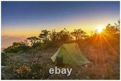 3F UL GEAR 2021 New 4 Season Lanshan2 Ultralight Camping 15D Tent 2 Person Green