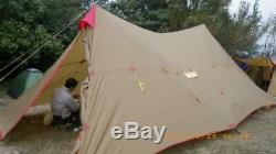 3F UL GEAR 8-12 Person Outdoor Camping Tent Large Tarp Sun Shelter 74m A Tower