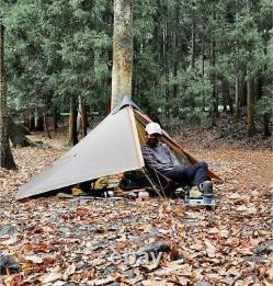 3F UL GEAR LanShan 2 Person 4 Season Ultralight Tent Camping Hiking Tent Khaki
