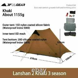 3F UL GEAR LanShan 2 Person Ultralight Tent 3 Season Camping Hiking Tent