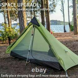 3F UL GEAR Lanshan 1 Person Outdoor Ultralight Camping Tent 3 Season 15D UK