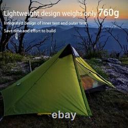 3F UL GEAR Lanshan Ultralight 1 Person Wild Camping Tent Lightweight Green NEW