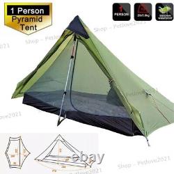 3F UL GEAR New 230cm Ultralight Tent 1 Person Outdoor Camping Hiking 3 Season