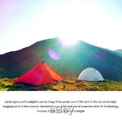 3F UL Gear 1 Person Portable Outdoor Ultralight Anti-UV Camping Tent 3 Season UK