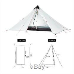 3F UL Gear 1 Person Portable Outdoor Ultralight Anti-UV Camping Tent 3 Season UK