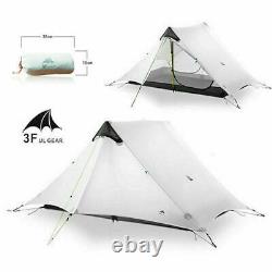 3F UL Gear Lanshan 2 Ultralight 1/2 Person Wild Camping Tent 15D Lightweight