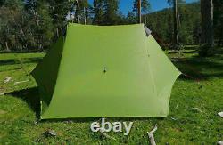 3FUL Gear Lanshan 2 Ultralight 1/2 Person Wild Camping Tent 15D Lightweight NEW