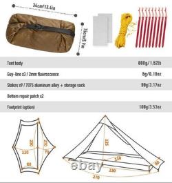 3FUL LanShan 1 Pro 4 seasons Camping Tents 1 Person Ultralight PRE-SEALED