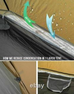 3FUL LanShan 1 Pro 4 seasons Camping Tents 1 Person Ultralight Tent Khaki