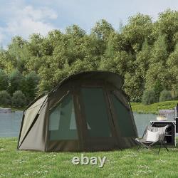 3M Large Coarse Carp Fishing Bivvy 2-3 Man Camping Shelter Tent Groundsheet Bag
