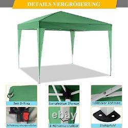 3x6/3x3M Pop Up Gazebo Waterproof Garden Shelter Heavy Duty Canopy Gazebo Tent