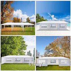 3x9m Heavy Duty Waterproof Garden Gazebo Marquee Canopy Patio Party Large Tent