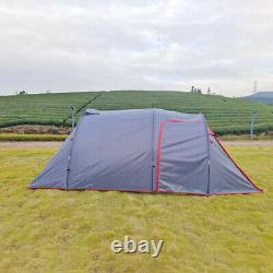 4-5 Man Family Tent Waterproof Outdoor Camping Tunnel Room Hiking Party Large UK