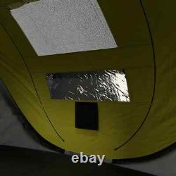 4-5 Person Waterproof Pop Up Camping Tent with Mesh Windows & Carry Bag for Family