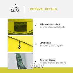 4-5 Person Waterproof Pop Up Camping Tent with Mesh Windows & Carry Bag for Family