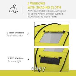4-5 Person Waterproof Pop Up Camping Tent with Mesh Windows & Carry Bag for Family