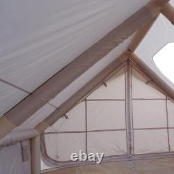 4-6 Man Inflatable Tunnel Tent with Pump Easy Setup Inflatable Hot Glamping Tent