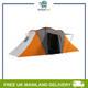 4-6 Man Large Camping Tent With 2 Bedroom And Living Area