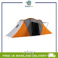 4-6 Man Large Camping Tent with 2 Bedroom and Living Area