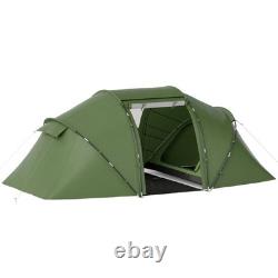 4-6 Man Person Family Tent, Outdoor Hiking Shelter, Tunnel, Camping Equipment + Bag