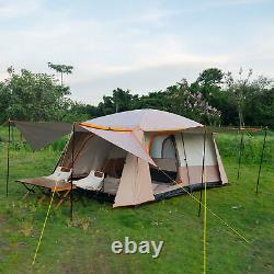 4-6 Person Camping Tent Large Capacity Cabin Tents Waterproof Portable TD