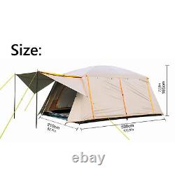 4-6 Person Camping Tent Large Capacity Cabin Tents Waterproof Portable TD