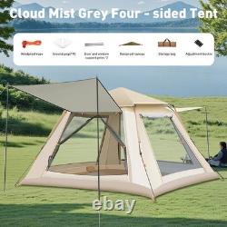 4-6 Person Large Tent Automatic Instant Double Layer Waterproof Outdoor Camping