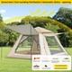 4-6 Person Large Tent Automatic Instant Double Layer Waterproof Outdoor Camping