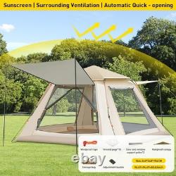 4-6 Person Large Tent Automatic Instant Double Layer Waterproof Outdoor Camping